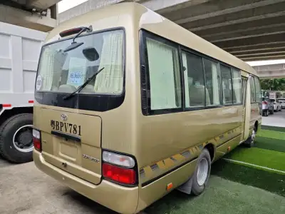 2012 Toyota Coaster minibus thumbnail 4